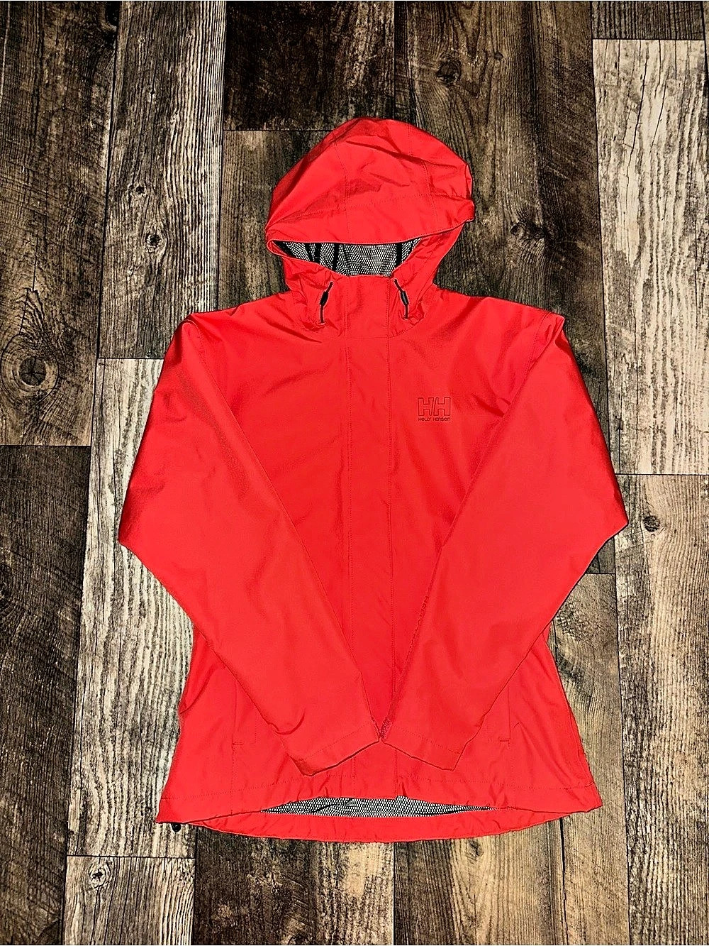 Helly Hansen Hooded Coral Jacket Size Medium Like New